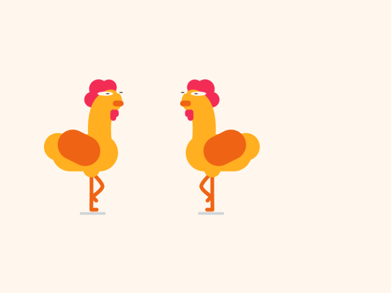 Cockfighting dance ae animation chicken cockfighting dance gif motion