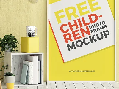 Free Children Room Photo Frame Mockup free mockup mockup mockup template psd psd mockup