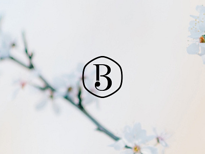 B3 blossom icon logo logomark type