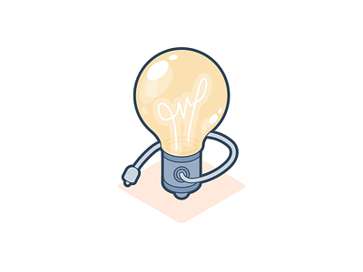 Idea bright bulb bulbs idea illustration light lightbulb lighting isometric shine shiny vector