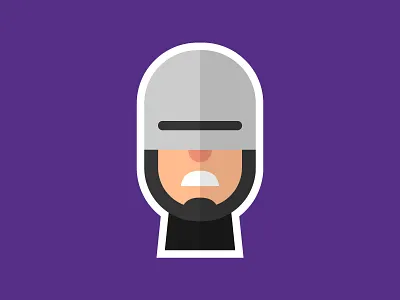 RoboCop avatar character comic emoji film illustration robocop