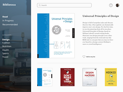 Biblioteca books design online library