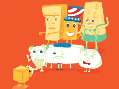 Cheese Picture! digital illustration
