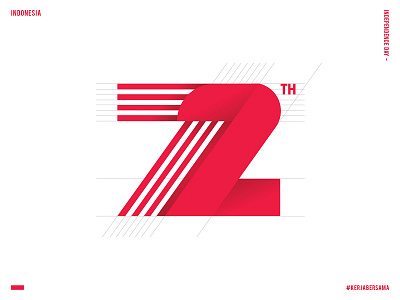 Dirgahayu Indonesia 72Th 72th day design independence indonesia logo