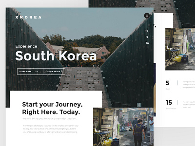 Travel Site Exploration daily ui landing page material design modern modern website ui user interface ux web design website