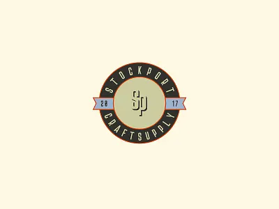 Stockport craftsupply font logo sansserif