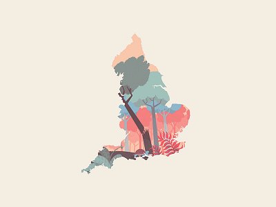 Rain Forest Preservation - Concept for Explainer Video england map explainer video forest illustration jungle nature cause plants preservation rain forest trees vector