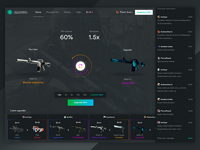 CSGO Skin Exchange csgo csgo items csgo skins esport esports skins webapp website