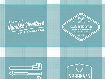 Vintage Logos (WIP) logo retro typography vintage