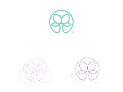 Symmetree branding circles geometry icon logo logomark minimal process shapes symmetry tree