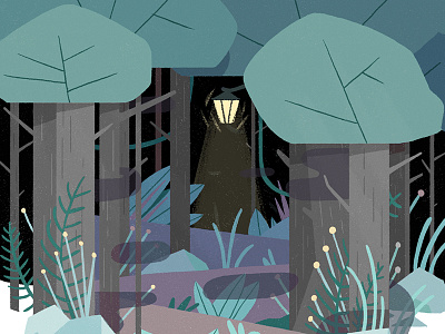 Jungle love forest illustration plants trees