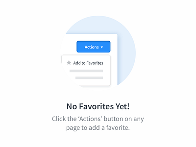 Favorites Empty State design desktop empty state favorite favorites ui ux visual web