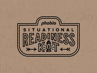 Situational Readiness Kit arrow badge box camp cardboard kit lamp nameplate onboarding stamp