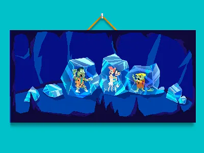 [The Flintstonez] cartoon pixel pixelart