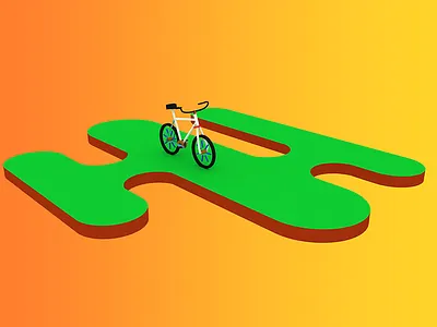 Low Poly Cycle 3d animation cinema4d cycle design low poly model