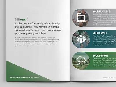 BKDnext Brochure Sample brochure copy illustrator indesign palette