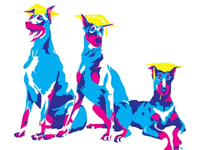 Recent Grads doberman dogs graduate proud