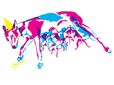 My Girl Likes To Party All The Time dogs party puppy time