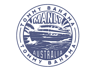 Manly Australia Badge badge design logo shirt