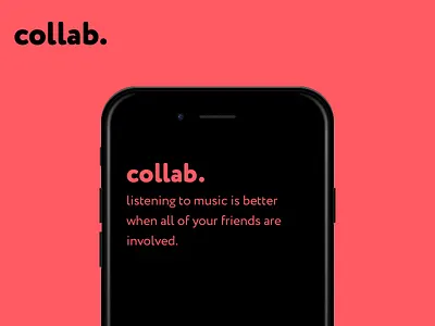 Project Collab apple music friends ios iphone music playlist queue sharing spotify ui ux