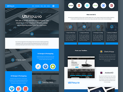 Userflow.io flow landing page ui user journey userflow ux