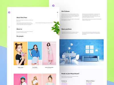 Design studio website branding clean design layout minimal newsletter studio ui ux webdesign