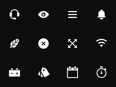 Fanaticonography iconography icons pictograms symbols