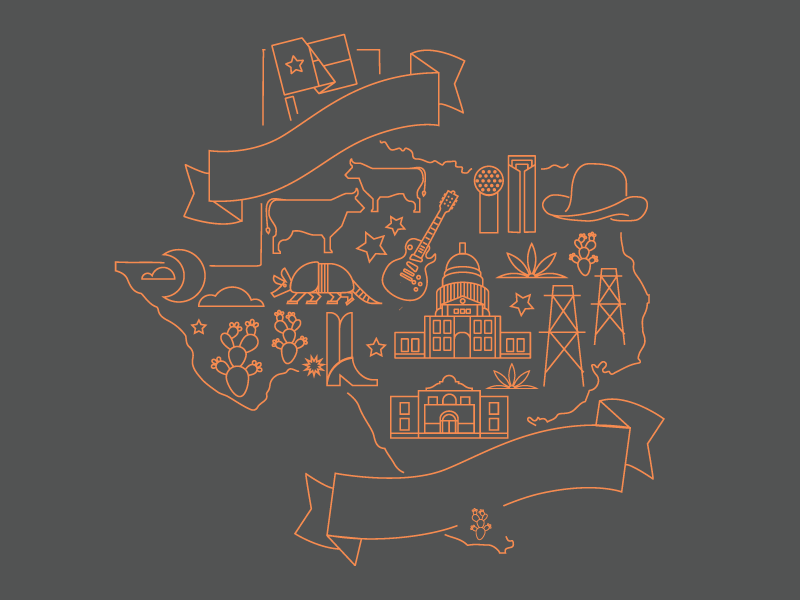 Example of Texas Shirt