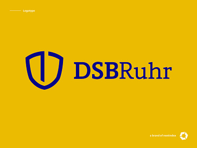 DSBRuhr Logotype brand branding data letters logotype security typography