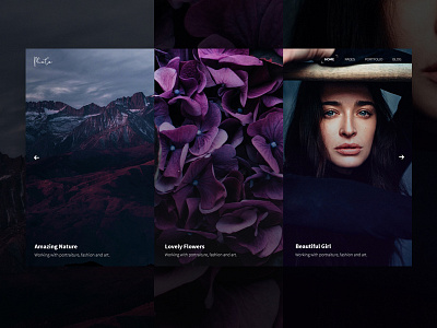 Photography Website #5 clean creative flat light minimal modern photography portfolio simple web design website