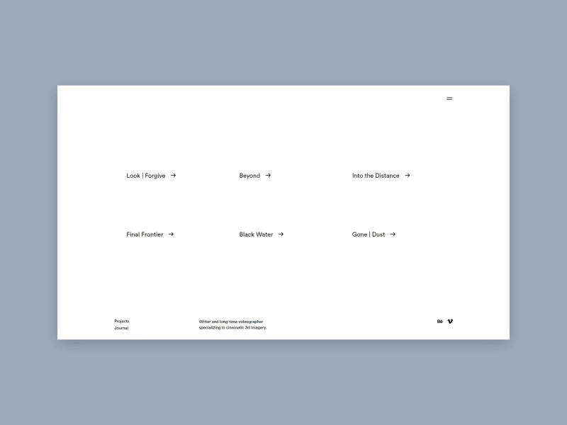 Hover Animation animation css grid hover html javascript layout minimal portfolio