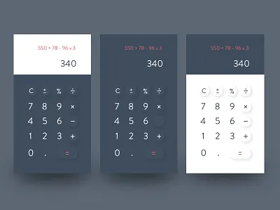 Daily UI Challenge 004 Calculator 004 calculator dailyui dailyui004 dailyuichallenge dailyuichallenge004 ui