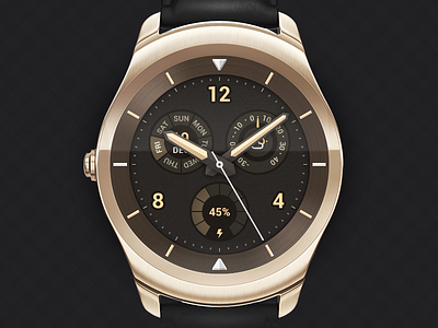 Watch face design for Ticwatch smart watch watch watch face