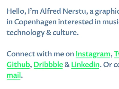 Shot #3745356 personal site portfolio web design