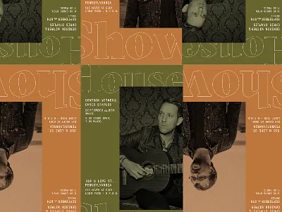 Witmer/Staples chris staples denison wither music poster show