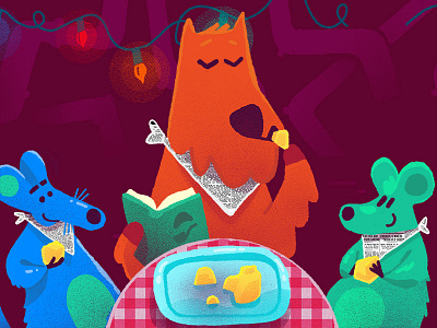 the great cheese heist book childrens illustration