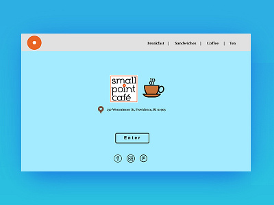 a web redesign for providence small point cafe