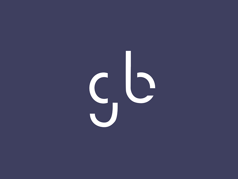 Glassbox animation brand design logo