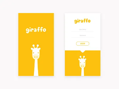 girffo app joy logo ui ux uiux