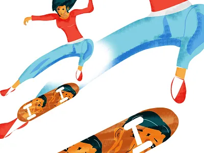 Scater Woman illustration scater woman