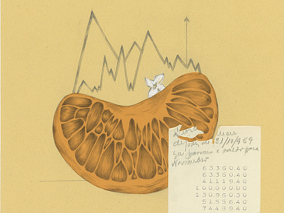 Economy Portrait drawing economy editorial finances hand drawn illustration portrait