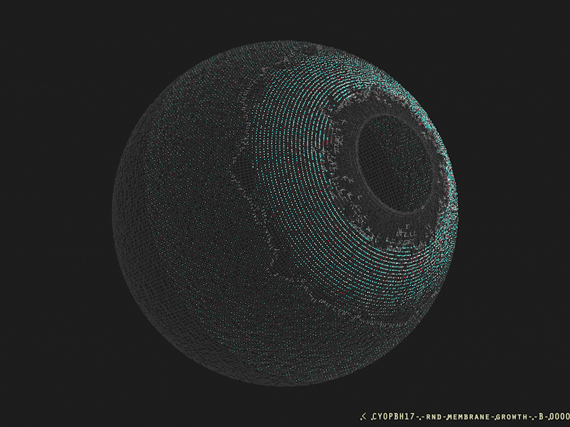 Edge fund (•) 3d 4d c4d cinema design gif hardware motion nipple particles rnd x