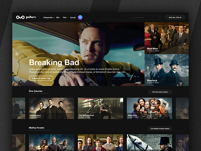Puhutv redesign design ui ux web