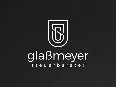 GS g gs law lawyer logo minimal minimalist shield