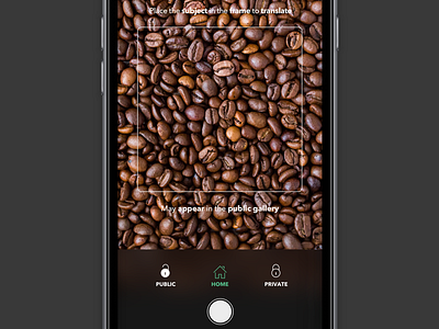 Take a photo to translate ios language photo translation typography ui ux