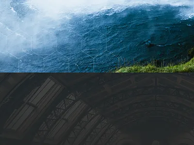 Backgrounds backrounds ceiling header hexagon pattern texture water waterfall