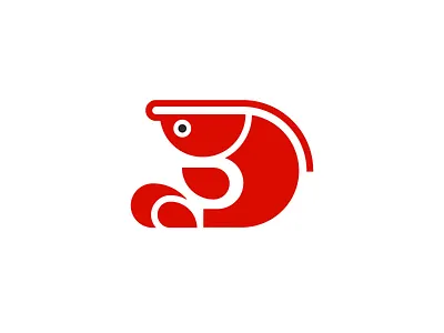 Lobster (188/365) food icon illustration lobster logo minimal red seafood stylized yum