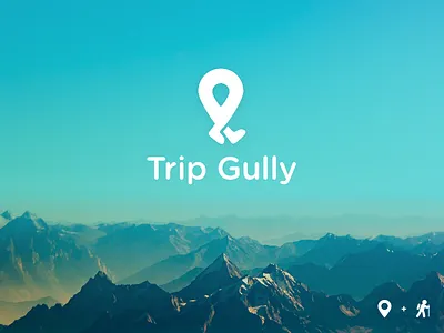 Trip Gully blog branding icon identity logo logotype travel