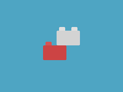 100 DAYS OF ICONS | DAY 90: LEGO MAKING 100 days challenge blue icon design lego pokemon red white zubat