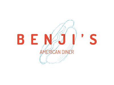 Benji's American Diner branding food food logo logo modern logo restaurant restaurant branding